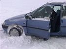esko v noci zasypal nový sníh, zpsobil dopravní komplikace na ad míst eska. (28. 1. 2010)