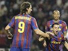 Valladolid - Barcelona: Xavi (uprosted) slaví gól