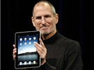 Šéf Applu Steve Jobs představuje nový tablet.