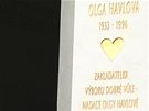 V Praze byla odkryta pamtní deska Olgy Havlové