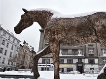 Michal Gabriel: bronzový kůň v dejvicích
