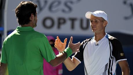 Fernando Verdasco (vlevo), Nikolaj Davydnko