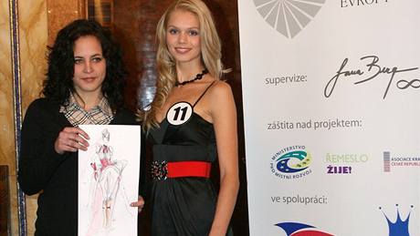 Finalistka eské Miss 2010 Petra Musilová si vylosovala Pardubický kraj
