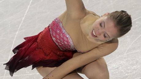 Carolina Kostnerová z Itálie na ME v krasobruslení v Tallinu.