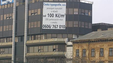 Budova eské typografie v centru Prahy.