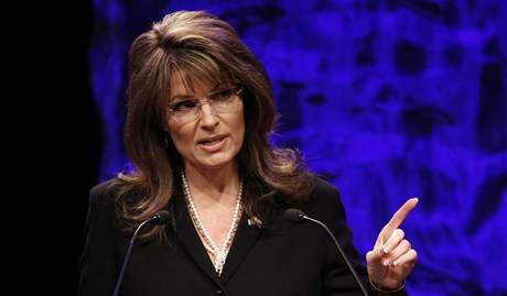 Sarah Palinová na kongresu ajového dýchanku v Nashvillu