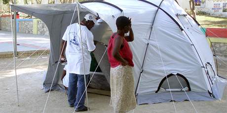 Situace v Port-au-Prince. (2. února 2010)