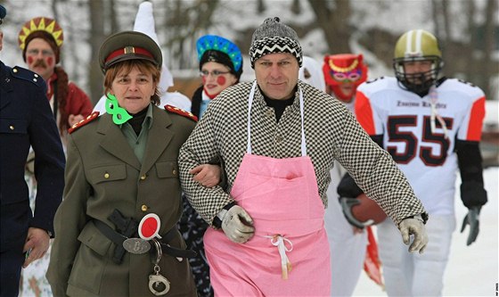 Masopustní rej u Vranovské pehrady