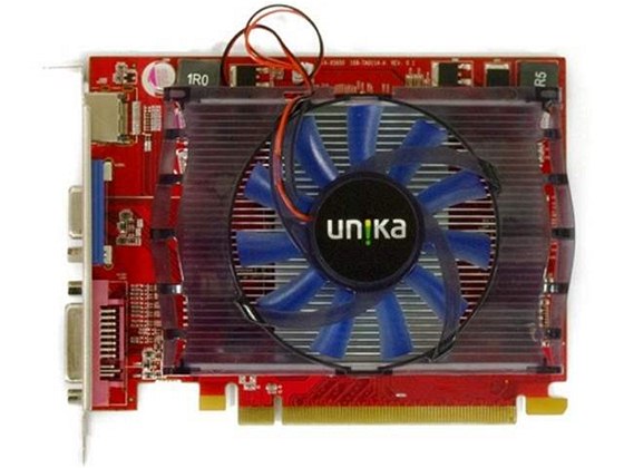 Radeon HD 5570 spolenosti Unika
