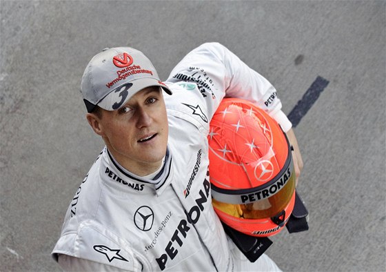 Michael Schumacher pi testech ve Valencii