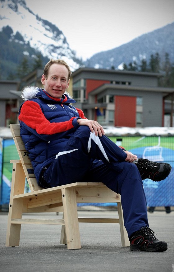 Luká Bauer ped olympiádou ve Vancouveru.