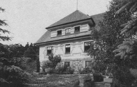 Tasov, dům, v němž Deml žil