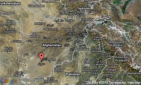 Mapa Afghnistnu