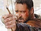 Z natáení filmu Robin Hood - Russell Crowe jako Robin Hood