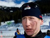 NEZVLÁDL JSEM TO. Lukáš Bauer vysvětluje, proč byl v kontrolním závodu běžců na lyžích pomalejší než další tři Češi.