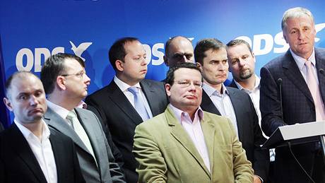 Vizionáský tým strany ODS. (10. listopadu 2009)