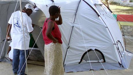 Situace v Port-au-Prince. (2. února 2010)