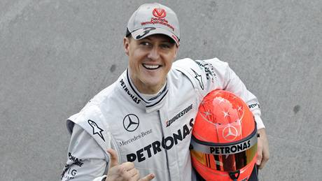 Michael Schumacher na testech ve Valencii