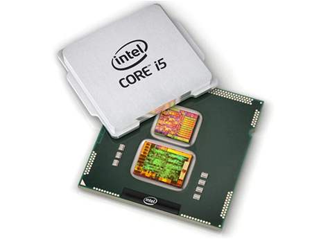 Současný procesor architektury Arrandale (Core i5)