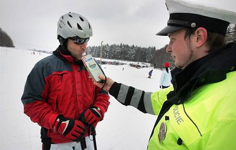 Men alkoholu na sjezdovce