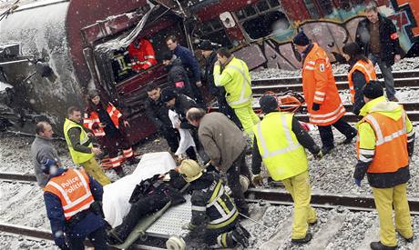 Železniční nehoda v Belgii