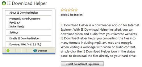 IE DownloadHelper