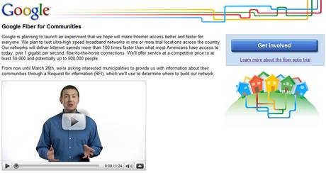 Google plnuje vysokorychlostn pipojen