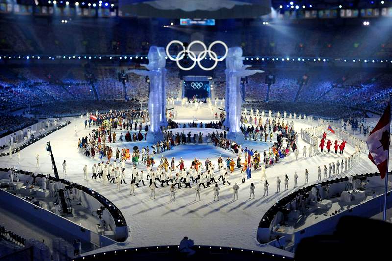 Zahajovací ceremoniál Zimních olympijských her v kanadském Vancouveru. (12. února 2010)