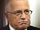 Prezident Vclav Klaus oznamuje, e podepsal Lisabonskou smlouvu (3. listopadu 2009)