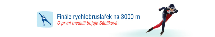 hlavika online - Finále rychlobruslaek na 3000 m