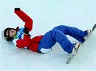 PÁD. eská snowboardistka árka Panochová upadla na U-ramp i v semifinále, do finálových boj se u nepodívala.