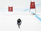Olympijská sjezdovka ve Whistleru a na ní Aksel Lund Svindal