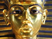 Symbolem Tutanchamona se stala jeho zlatá maska, vystavená v Berlíně