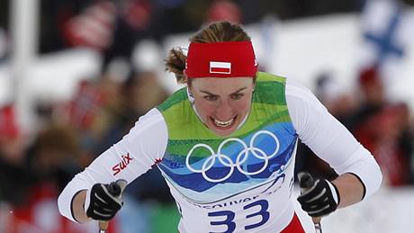 Justyna Kowalczyková z Polska v závod na 10 km na medaili nedosáhla.