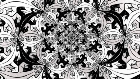 M. C. Escher: Ruka se zrcadlovou koulí