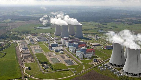 Jaderná elektrárna Temelín po rozíení o dva bloky.
