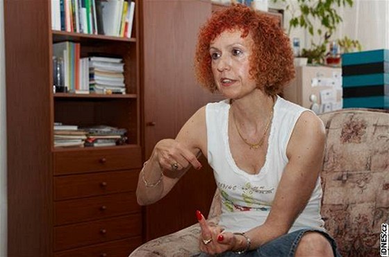 Psycholoka Ludmila írtková, dobrovolnice nevládní organizace Bílý kruh bezpeí.