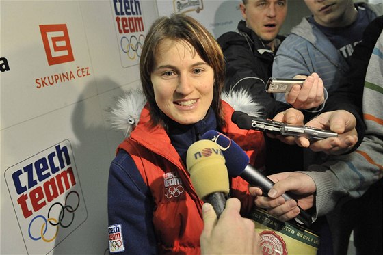 Boulaka Nikola Sudová se po olympijském závod vrátila do Prahy.