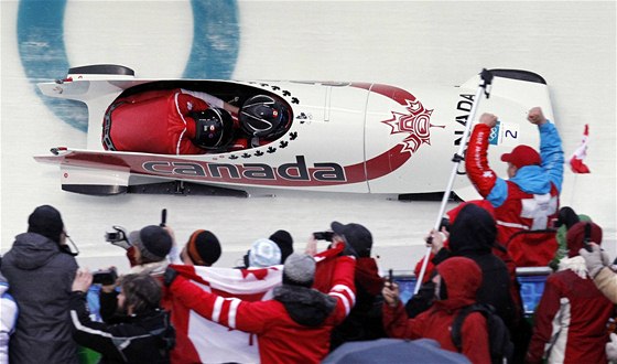 Kanadské bobistky triumfovaly v olympijském závod.