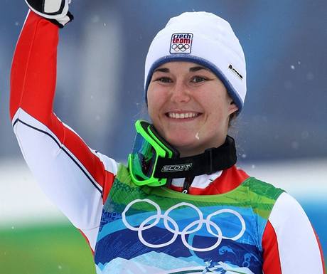 PALEC NAHORU. esk lyaka rka Zhrobsk zvldla ob kola slalomu specil a zskala na olympid ve Vancouveru bronzovou medaili.