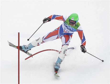 Krytof Krzl nedokonil prvn kolo slalomu mu na ZOH ve Vancouveru.