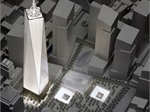 A visualization of what Ground Zero in New York will look like in the future.