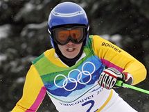 Pekvapiv vtzka obho slalomu Viktoria Rebensburgov na olympijsk trati.