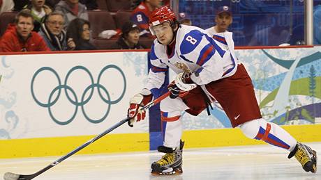 ESO. Alexander Ovekin je nejvtí útonou zbraní ruských hokejist.