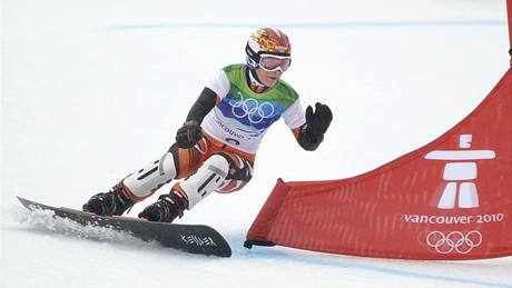 Nizozemka Nicolien Sauerbreijová vyhrála olympijský paralelní obří slalom.