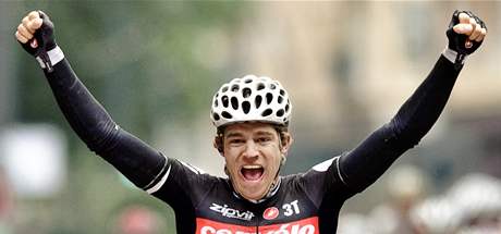 Nizozemsk cyklista Theo Bos, vtz posledn etapy zvodu Kolem Murcie