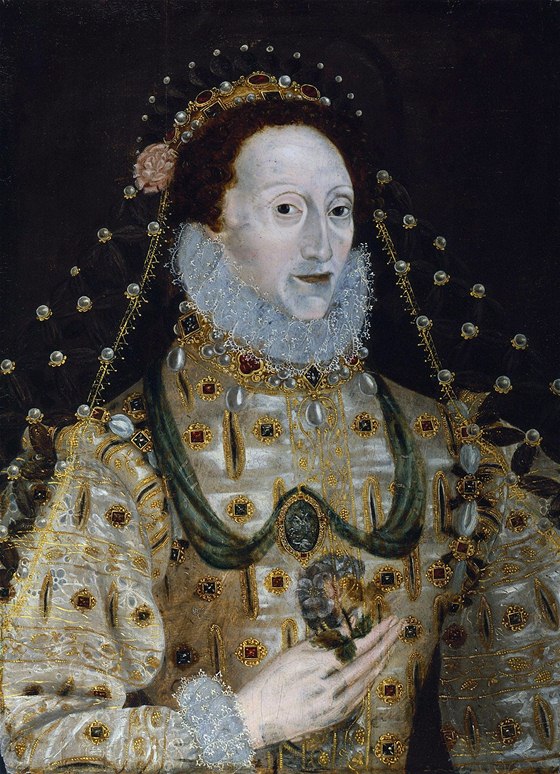 Na portrétu anglické královny Albty I. objevili brittí restaurátoi záhadného hada 