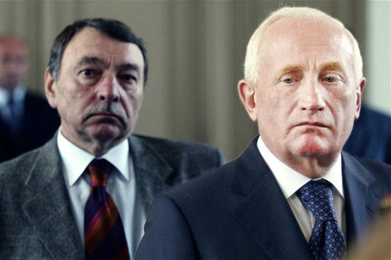 Viktor Kress (vpravo), guvernér ruského Tomsku.
