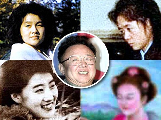 Manelky severokorejského vdce Kim ong-ila.