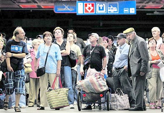 Budou ve tvrtek natvaní cestující marn ekat na vlak? Stávka je na spadnutí. Ilustraní foto